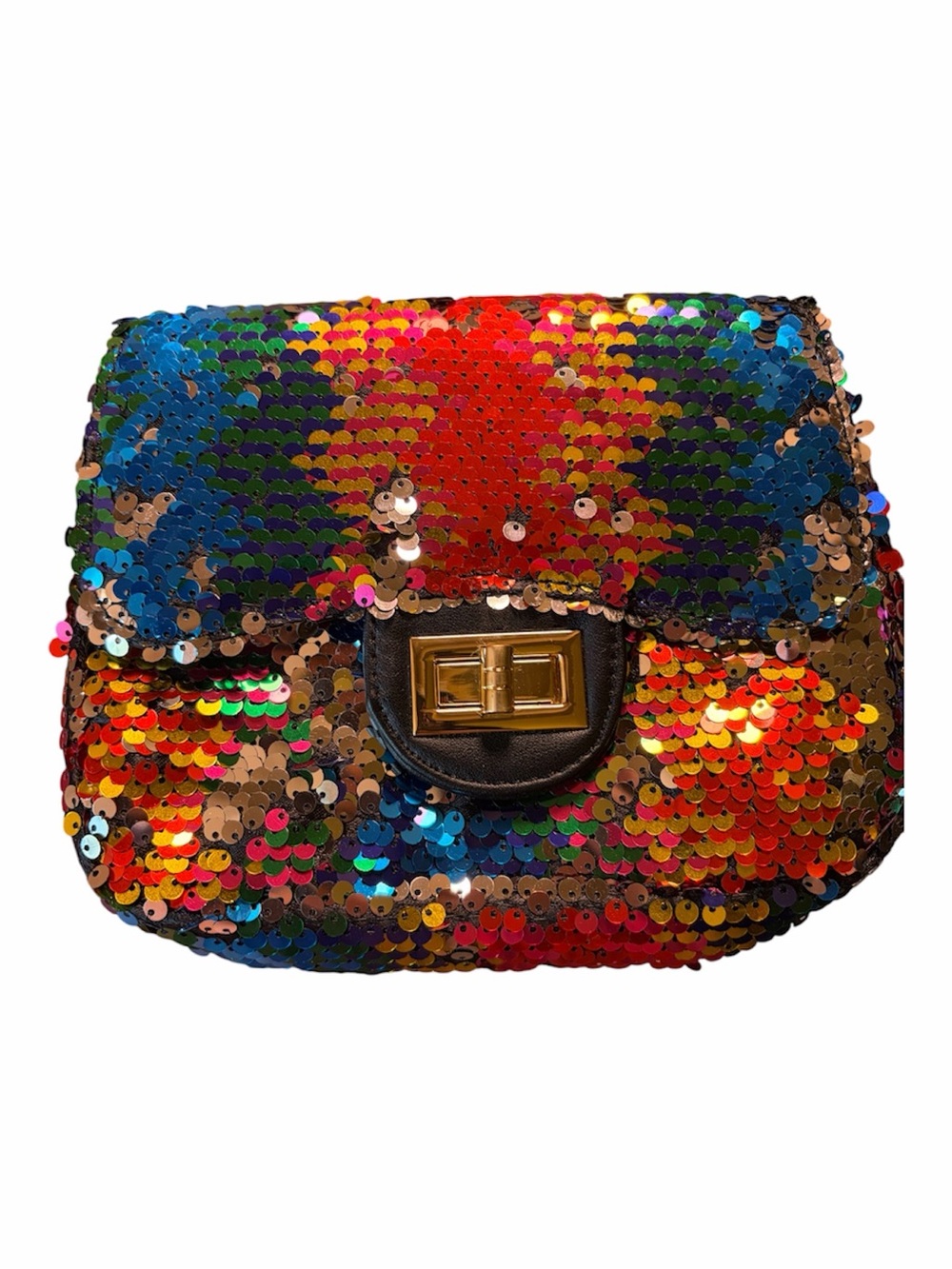 Sequin Multicolor Crossbody or Clutch Bag